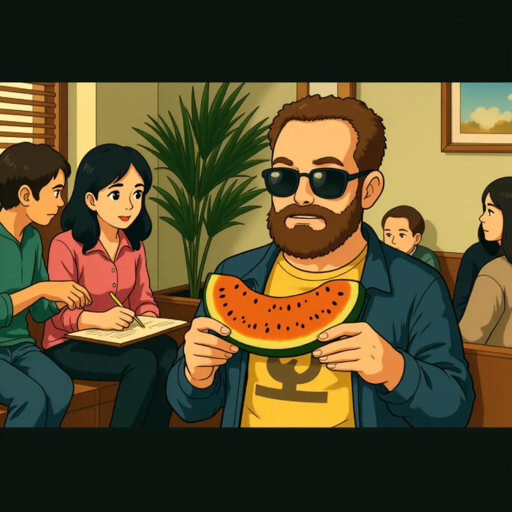Zach Galifianakis in The Hangover Part II (2011) - Anime style