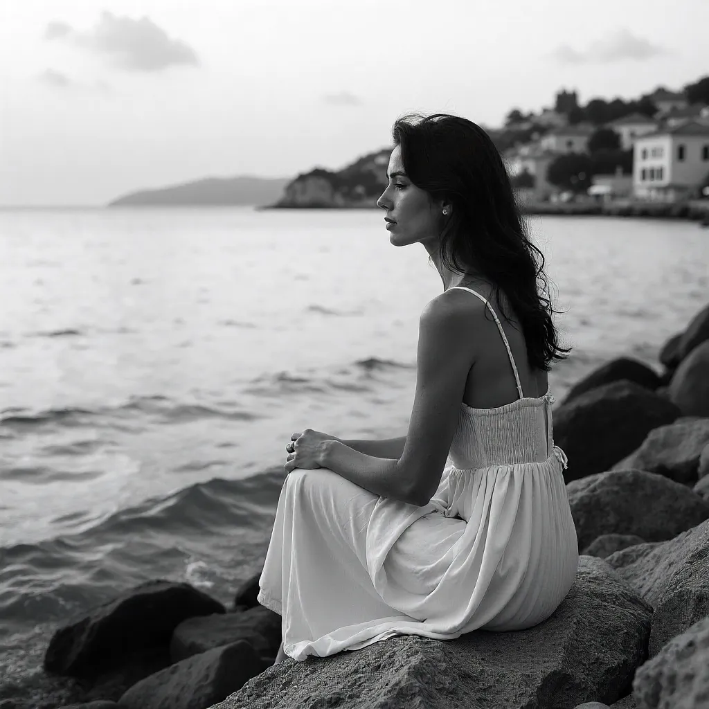 Monochrome Quiet by Ulcinj Adriatic