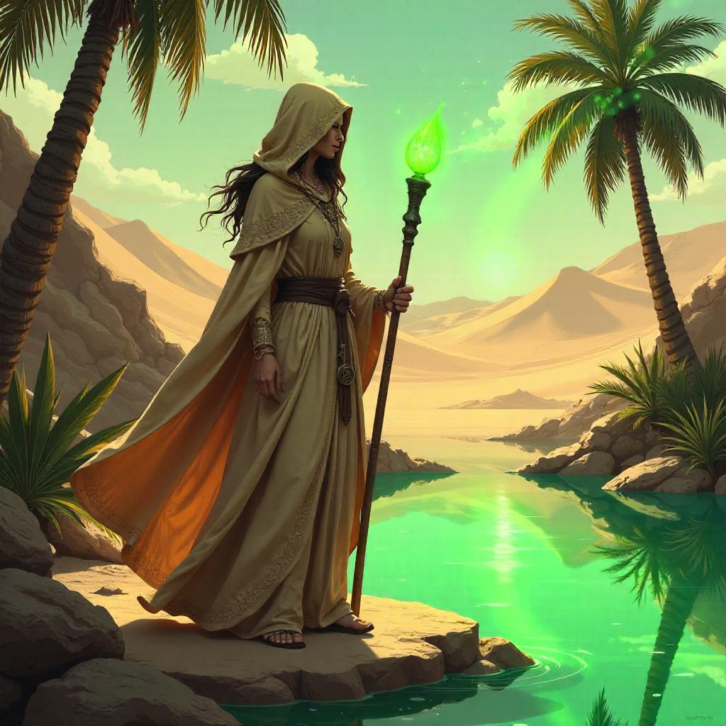 Witch in the Oasis: Concept Art