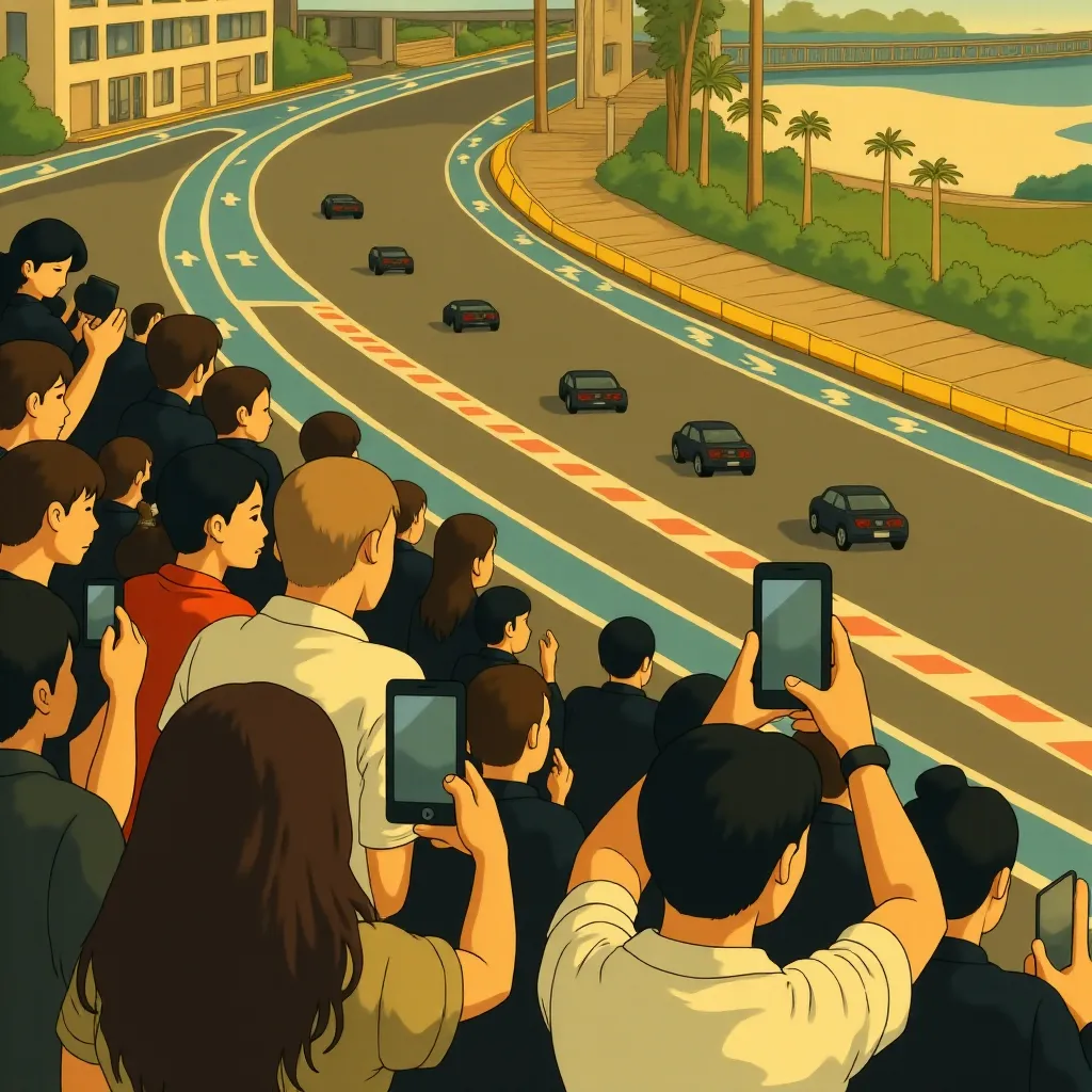 F1: The Movie (2025) - Ghibli style