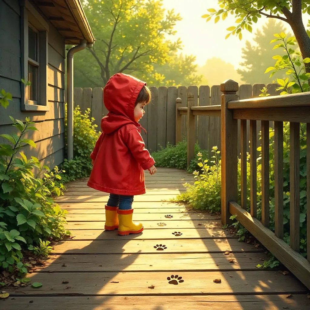 Discovery on the Wooden Deck
