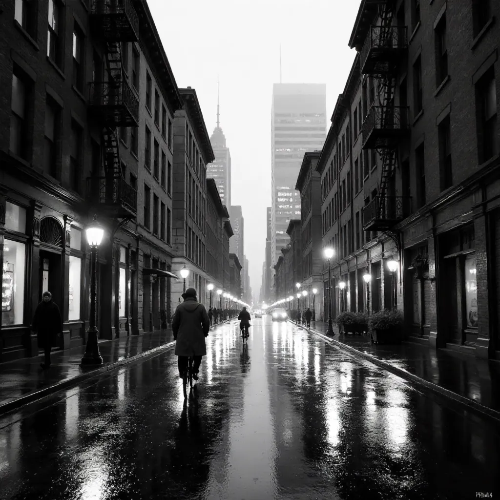 Monochrome Portland Street: Architecture in Contrast
