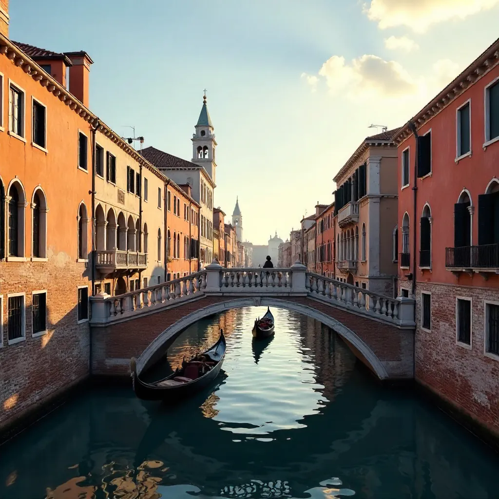 Venetian Dream: Bridge and Renaissance Façades