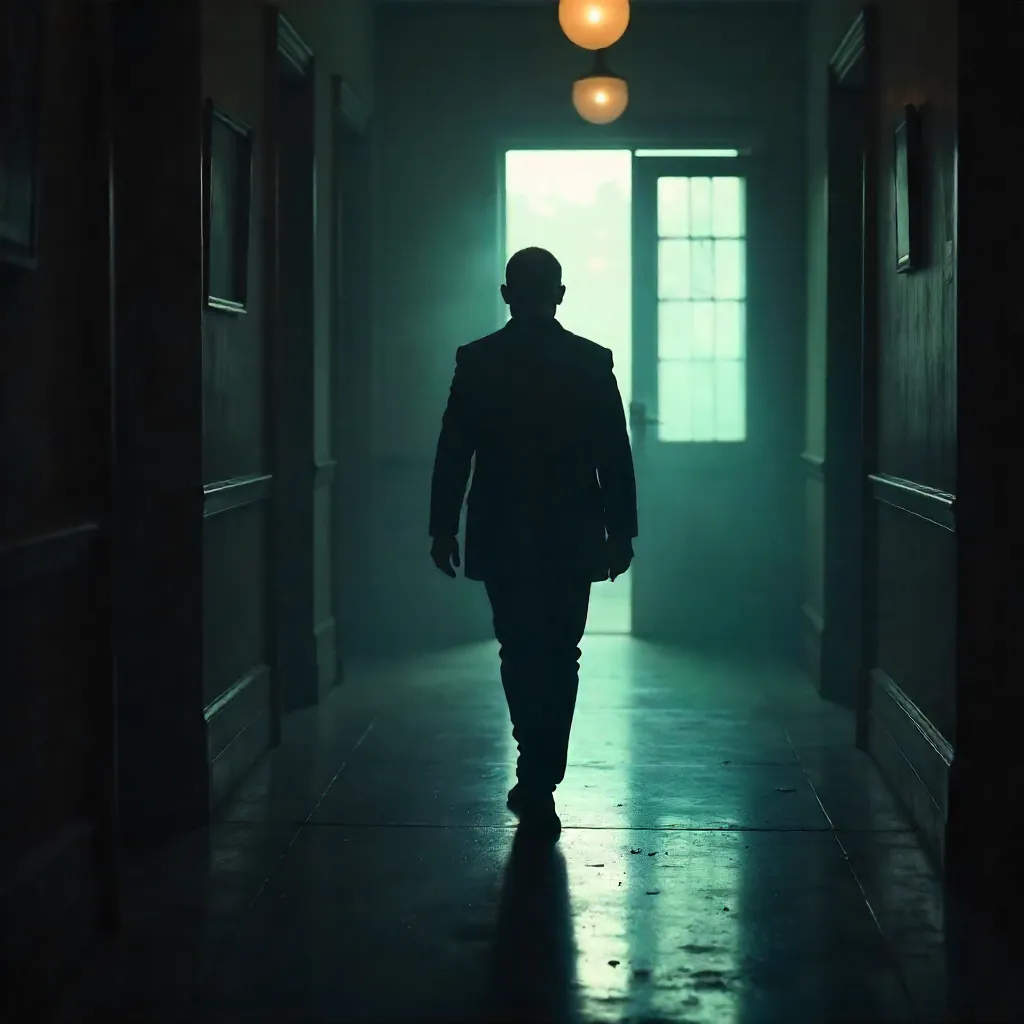 Indoor Silhouette with Dramatic Motion Blur
