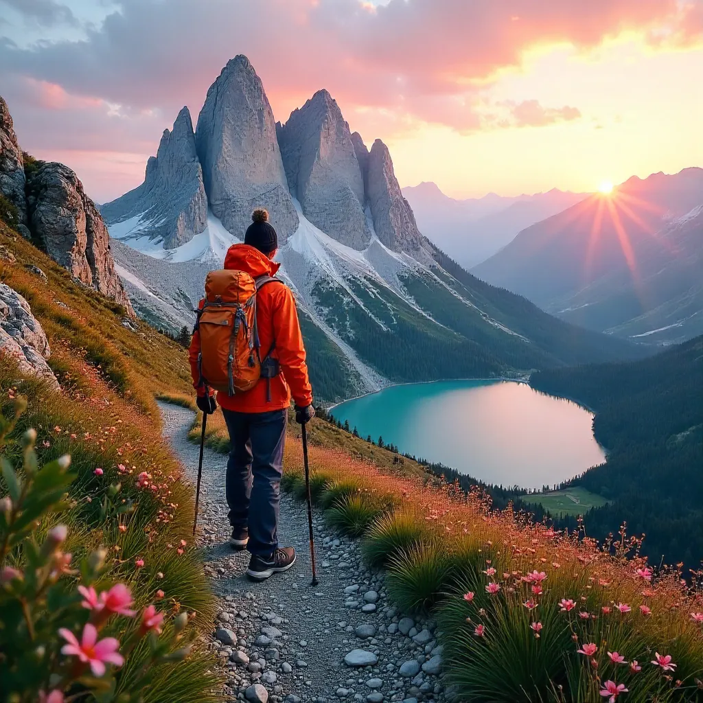 Sunrise Hike in the Dolomites: Awe-Inspiring Peaks