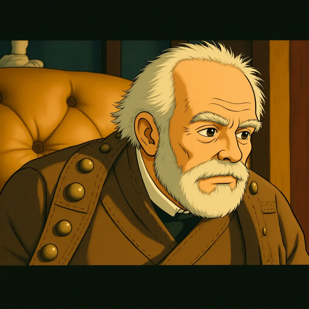 Bruce Dern in The Hateful Eight (2015) - Anime style