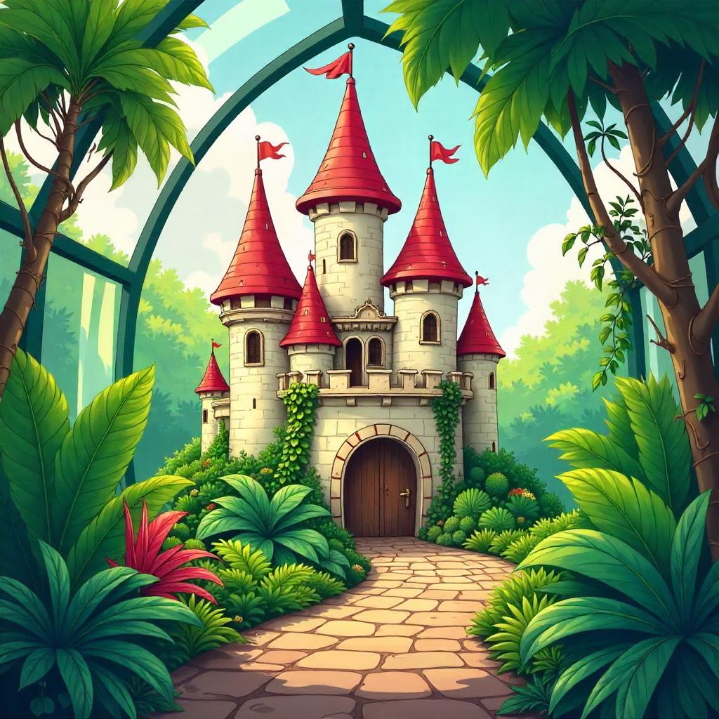 Castle in a Greenhouse: Cartoon Dream