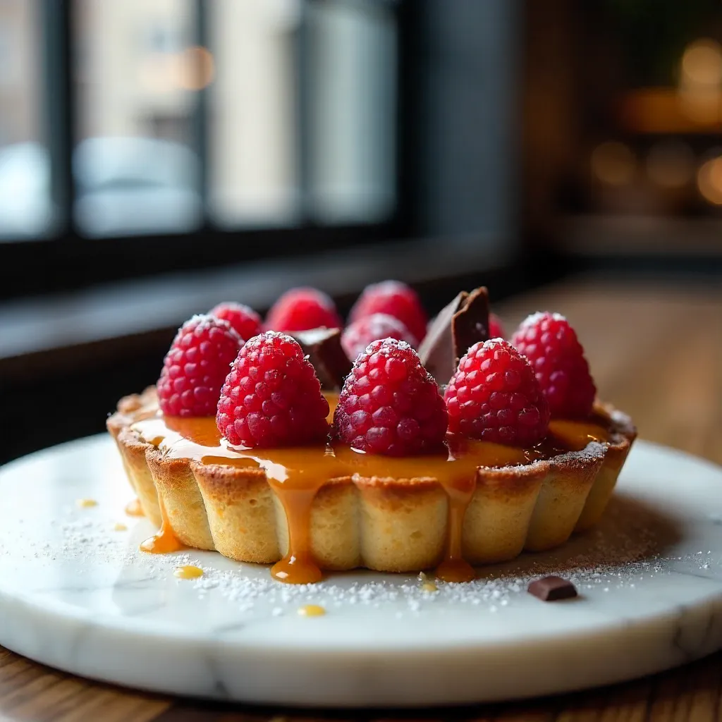 Berlin Elegance Raspberry Tart Close-Up