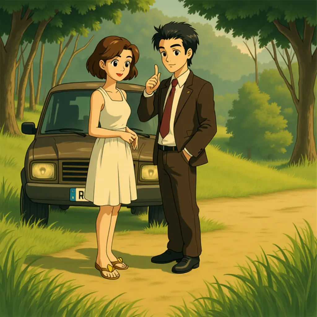 Daniel Brühl and Alexandra Maria Lara in Rush (2013) - Anime style