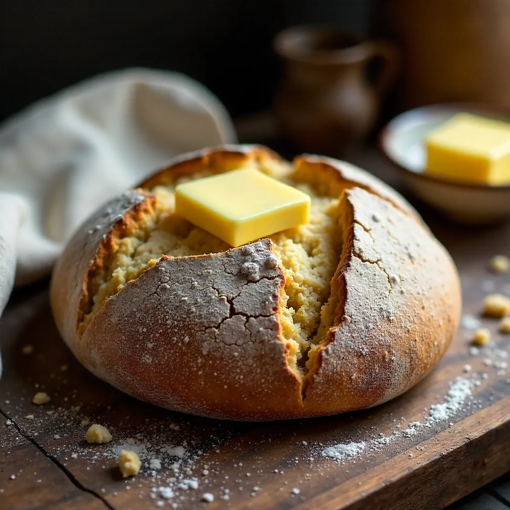 Sourdough Bliss on a Rustic Table
