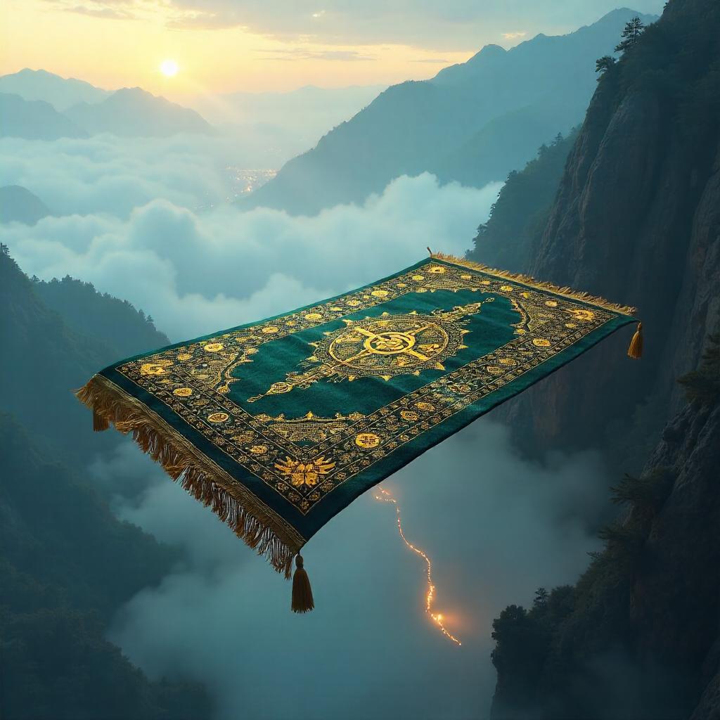 Photorealistic Magic Carpet in Dense Fog