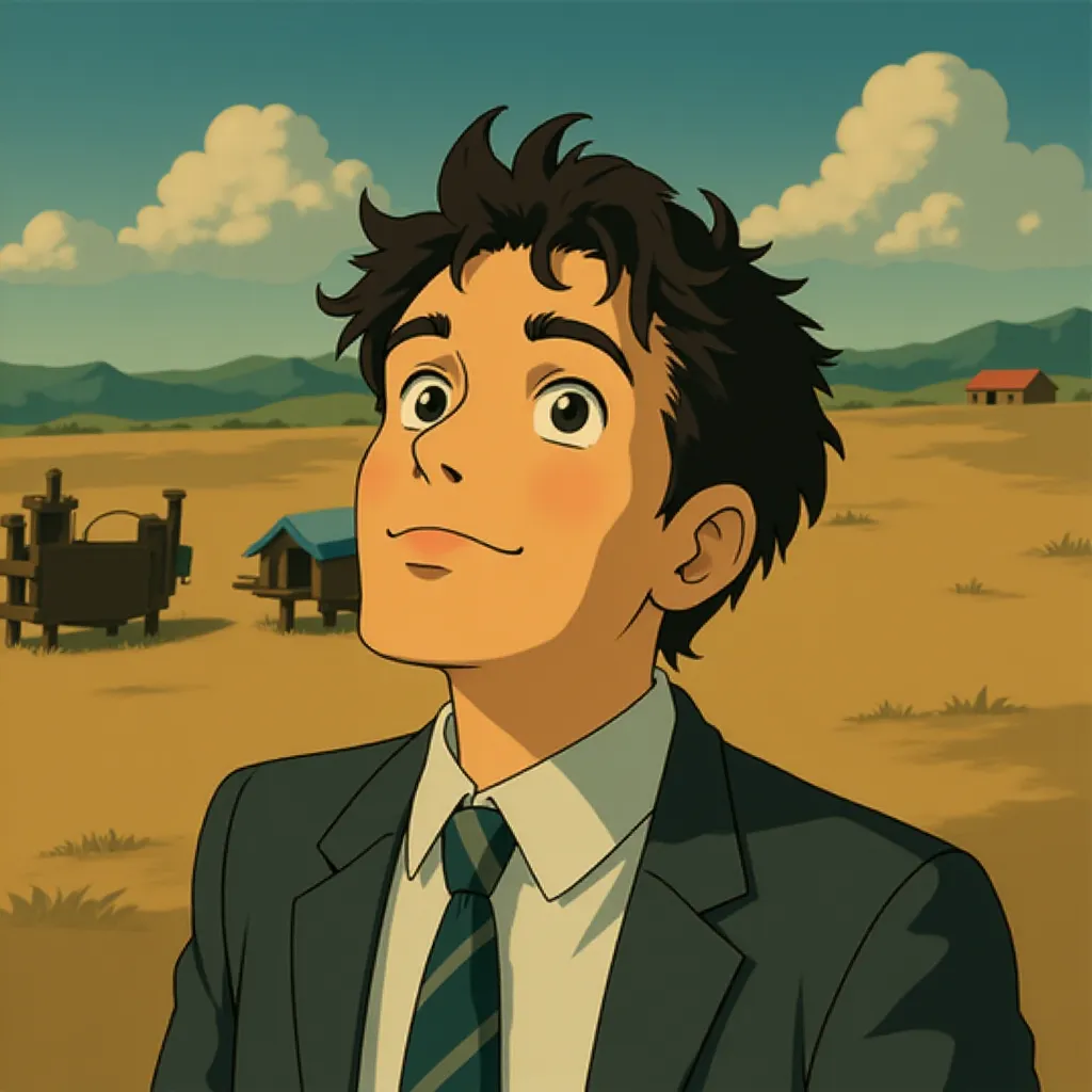 Cillian Murphy in Oppenheimer (2023) - Anime style