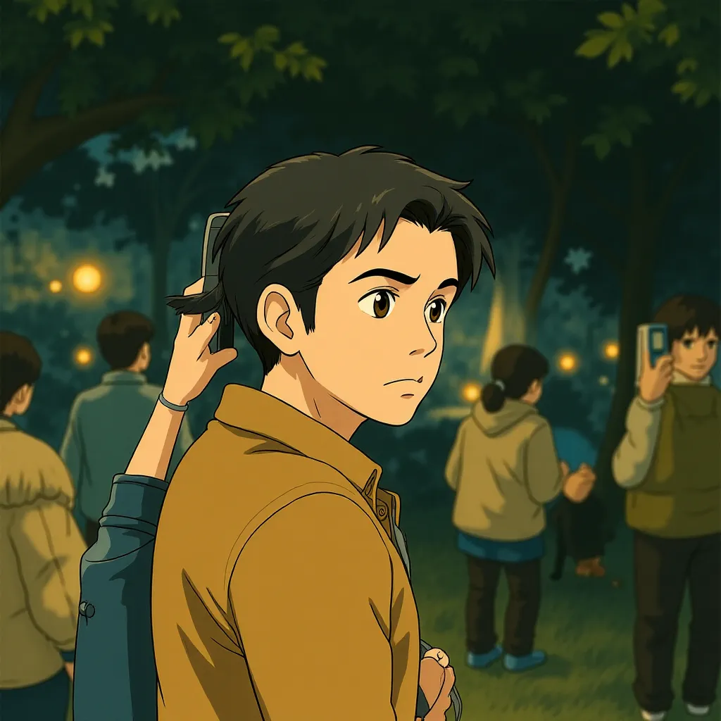 Josh Hartnett in Trap (2024) - Ghibli style