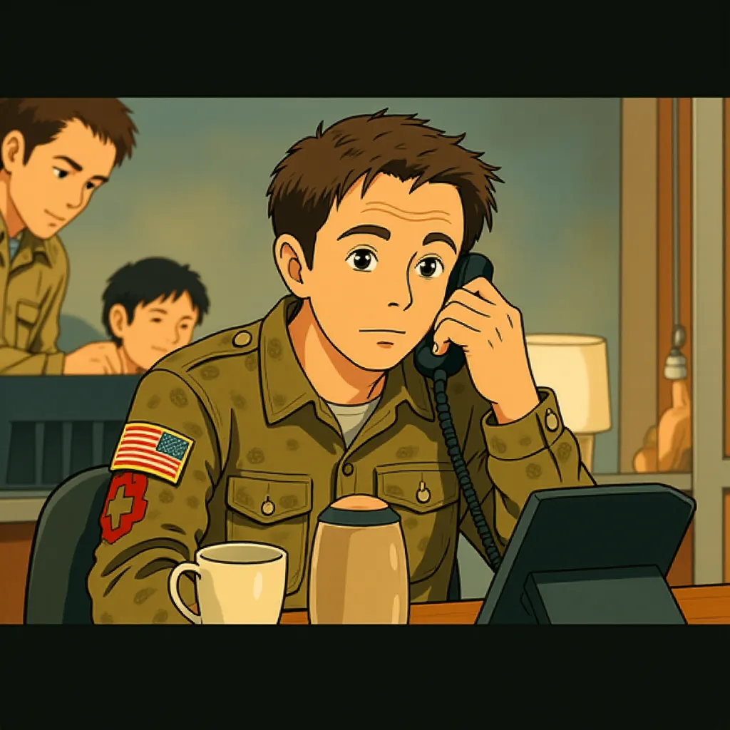 Jonny Lee Miller in The Covenant (2023) - Anime style