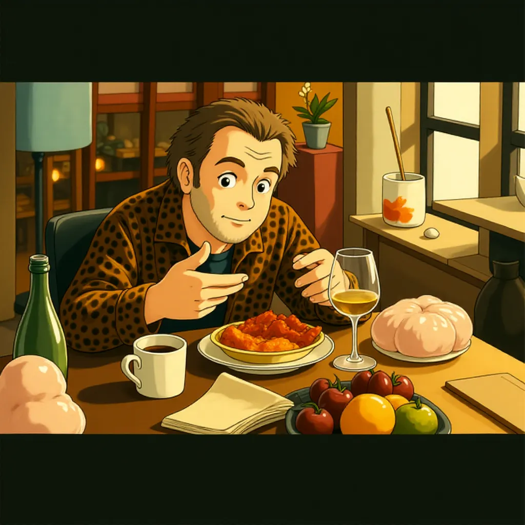 Jack Nicholson in The Departed (2006) - Anime style