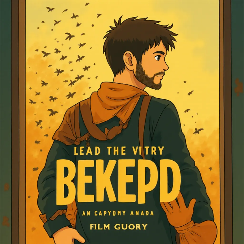 Jason Statham in The Beekeeper (2024) - Ghibli style