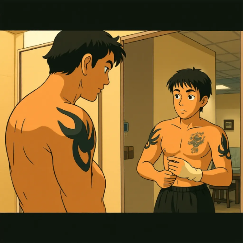 Tom Hardy in Warrior (2011) - Anime style