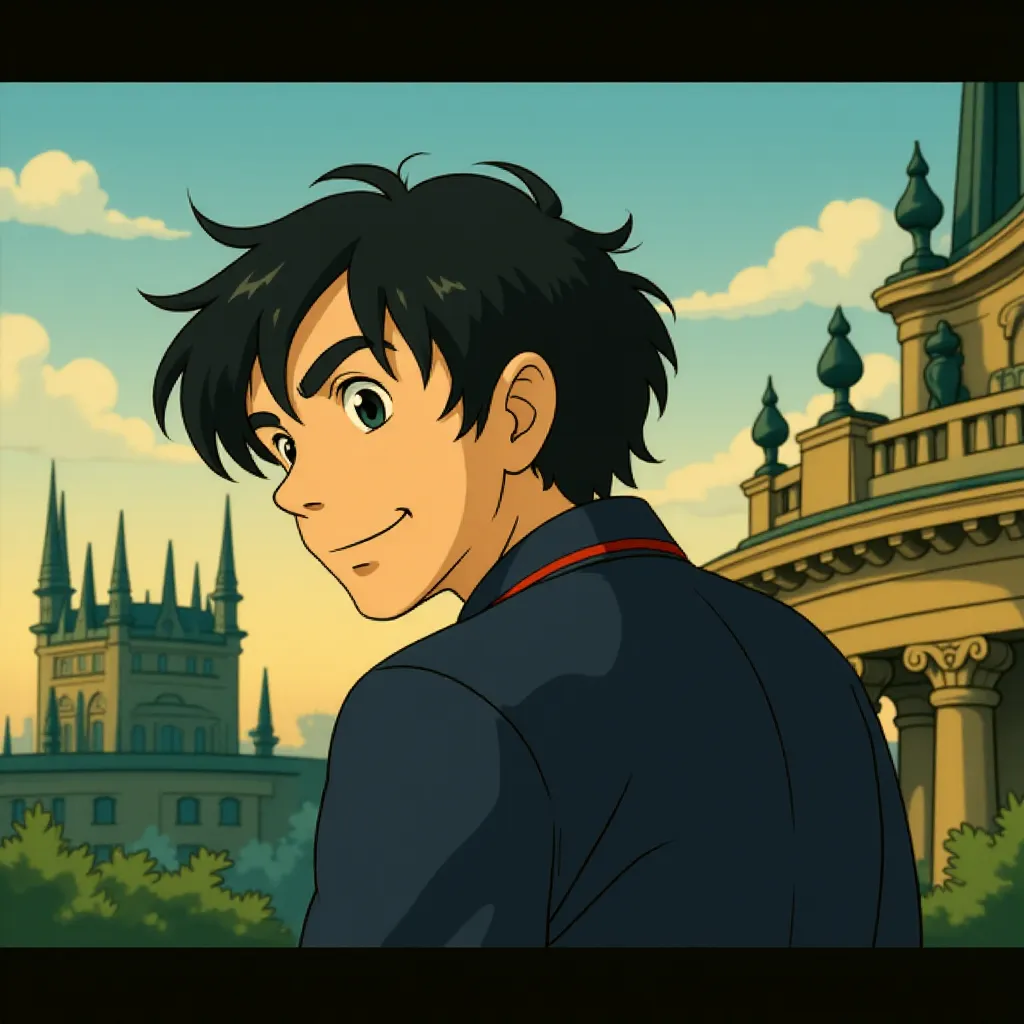 Jacob Elordi in Saltburn (2023) - Anime style