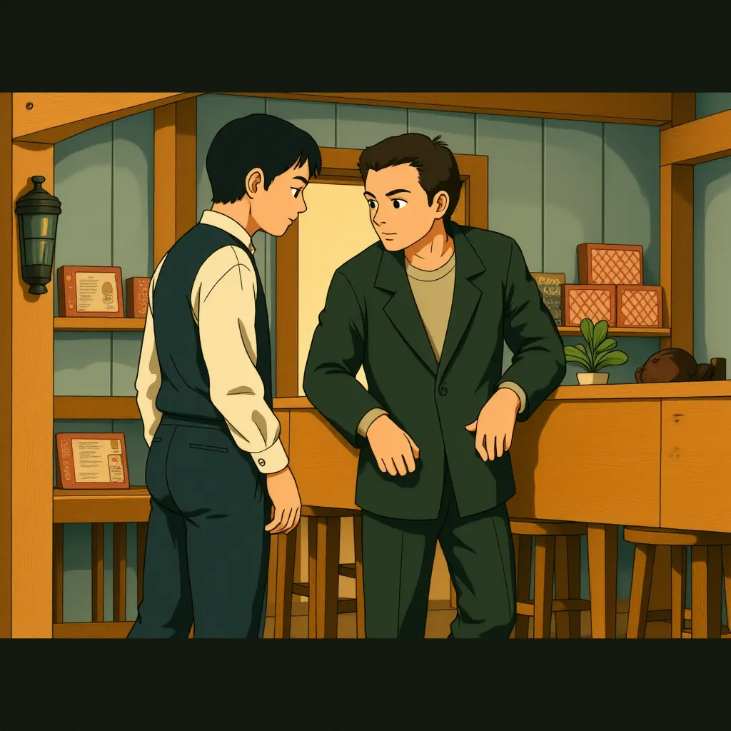 Tom Hardy and Shia LaBeouf in Lawless (2012) - Anime style