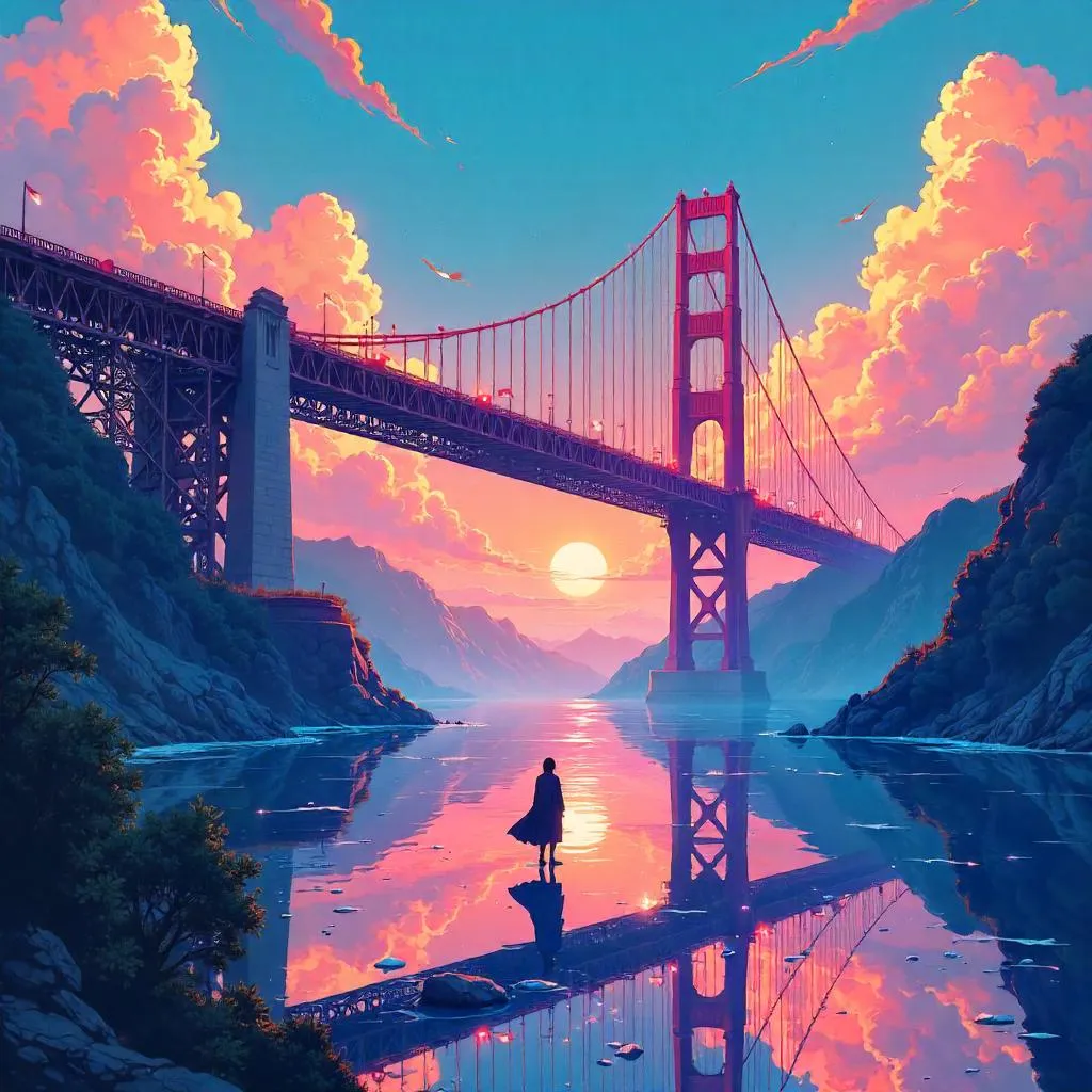 Bridge of Reflections in a Mirror Dimension