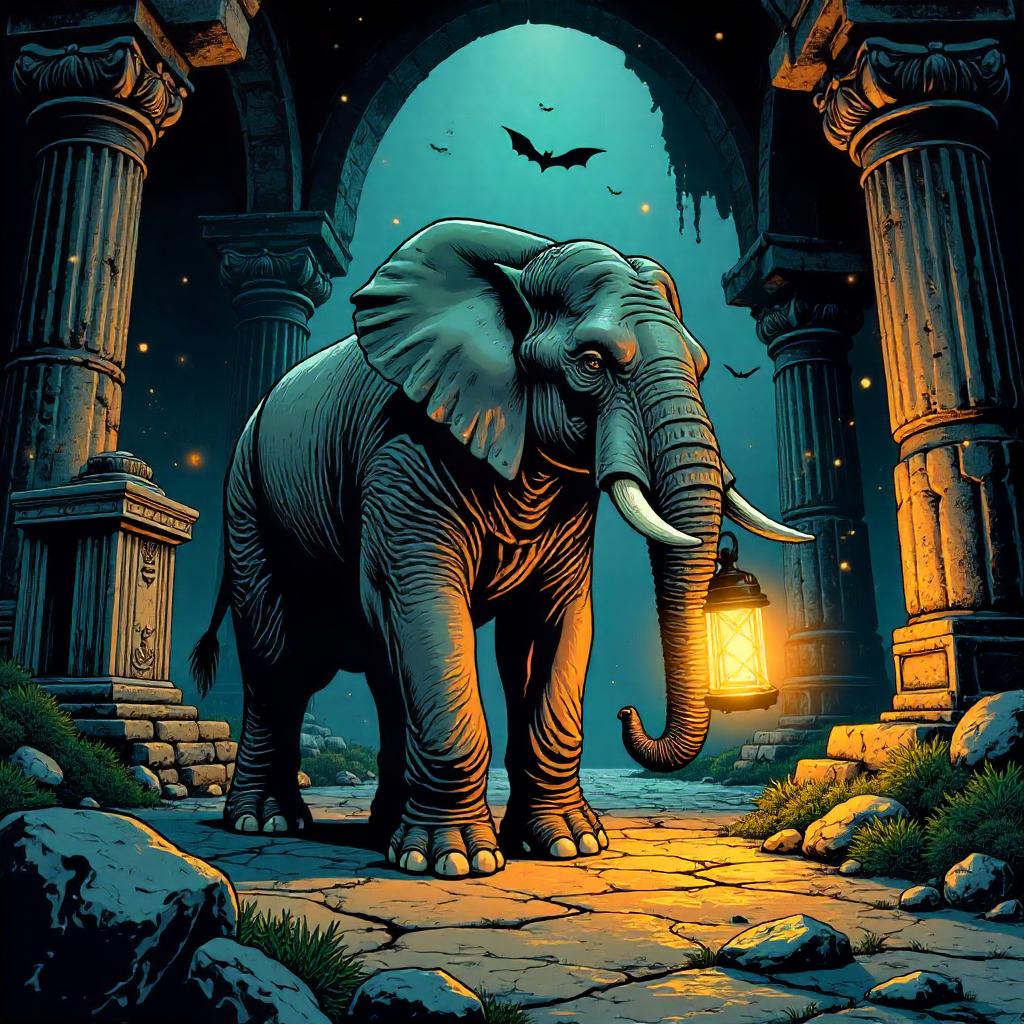 Elephant in the Crypt: Comic Book Style Adventure