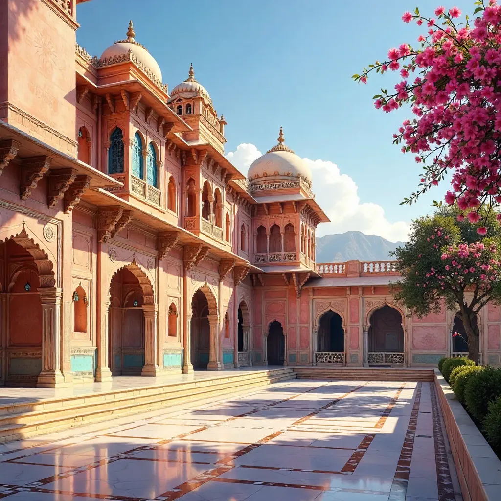 Colorful Jaipur City Palace: Rajasthani Architecture