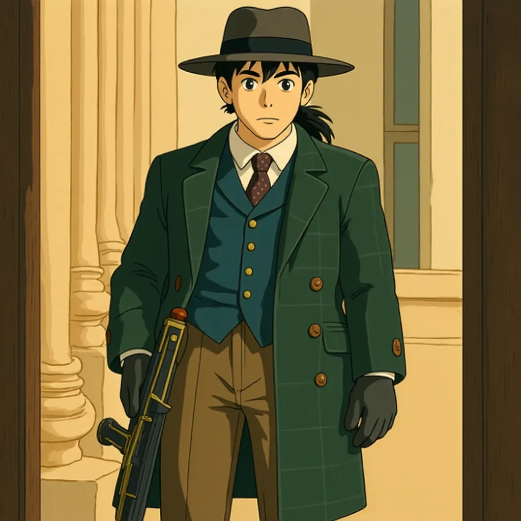 Johnny Depp in Public Enemies (2009) - Anime style