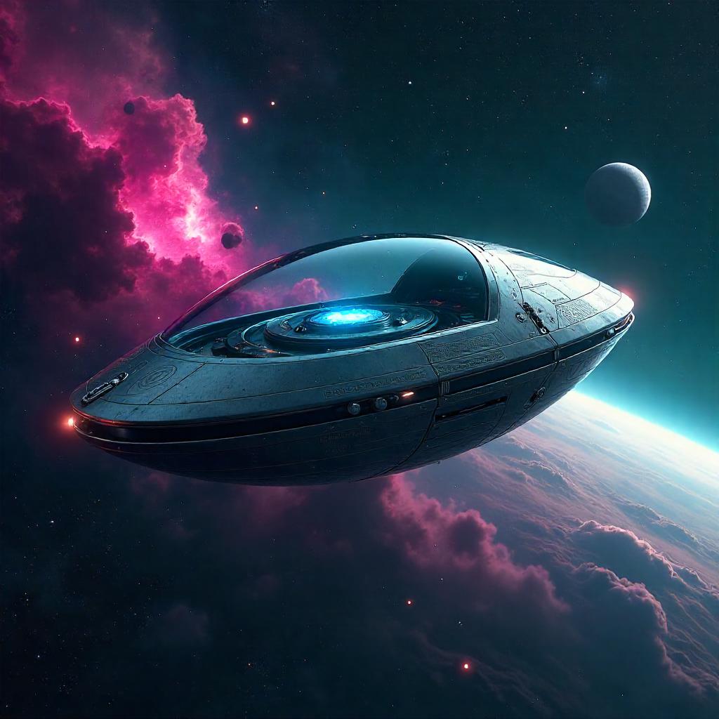 Time Machine Among the Stars — Photorealistic Scene