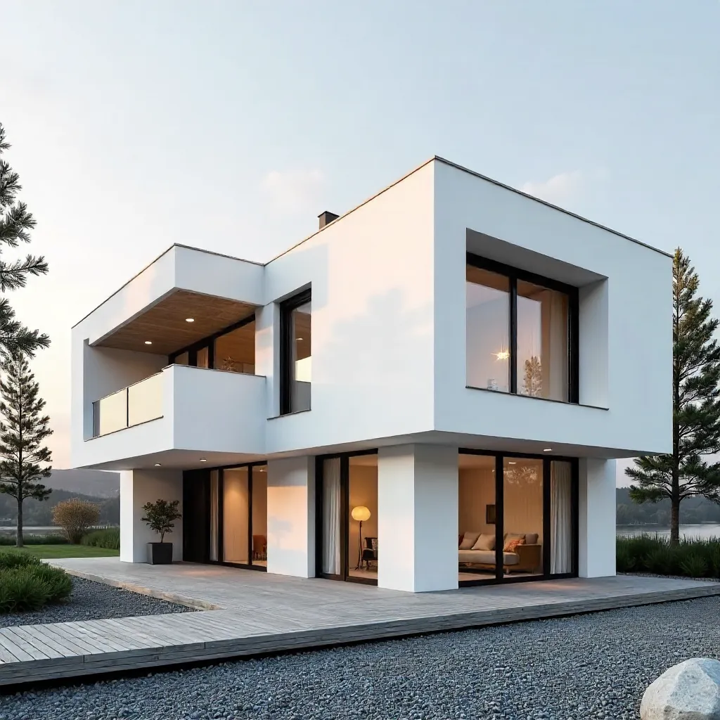 Geometric Nordic Modern Exterior Architecture