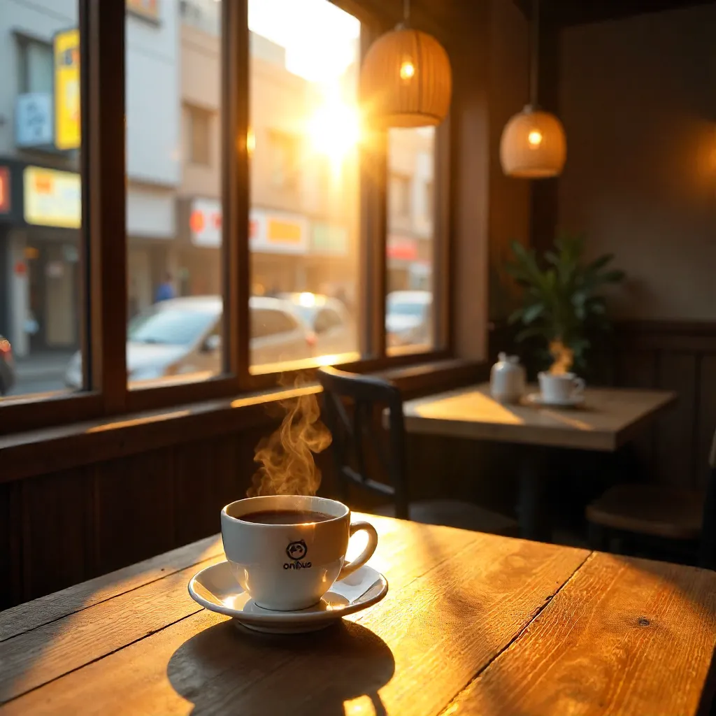 Warm Sunlight at ONIBUS Cafe, Tokyo