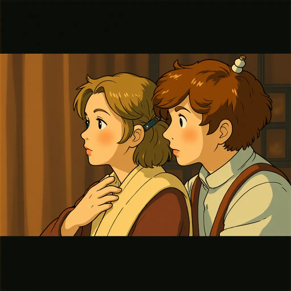 Eddie Redmayne and Alicia Vikander in The Danish Girl (2015) - Anime style