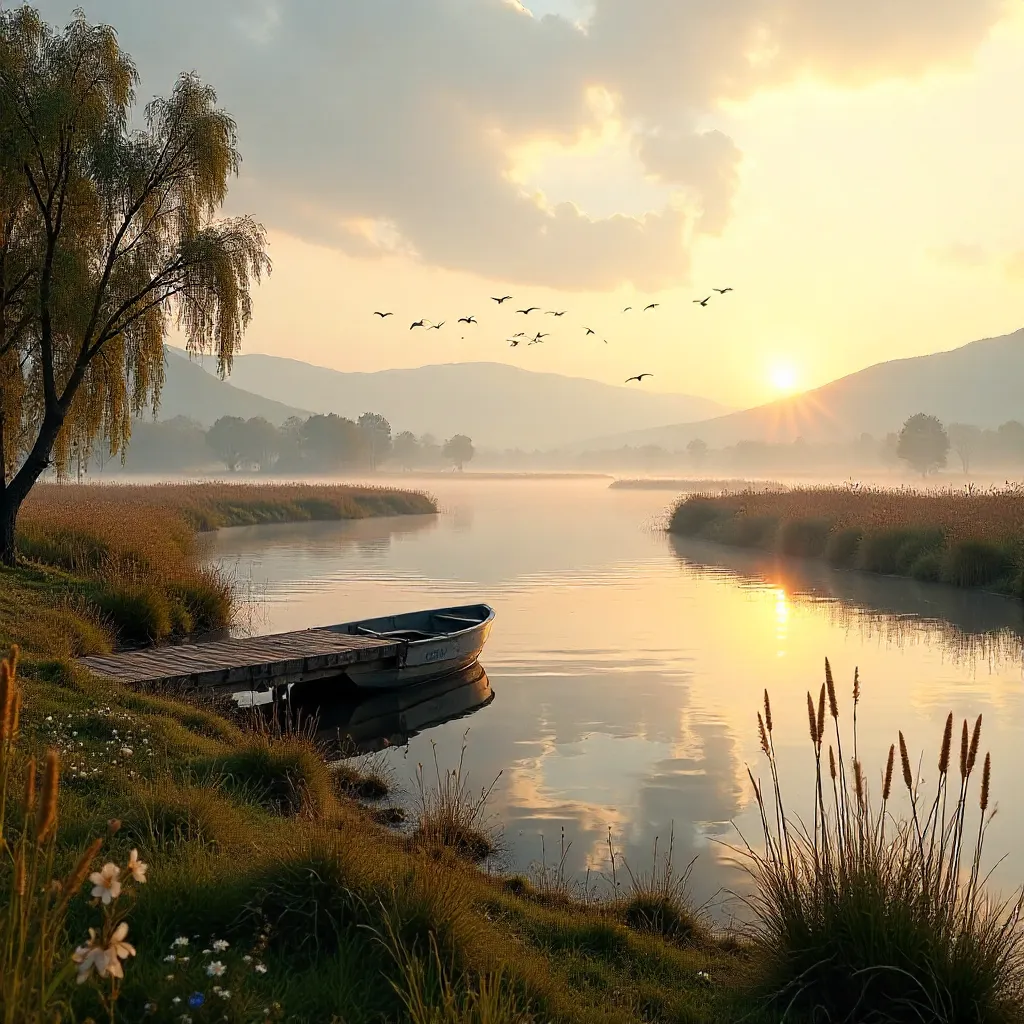Dawn Over Nallıhan Bird Paradise
