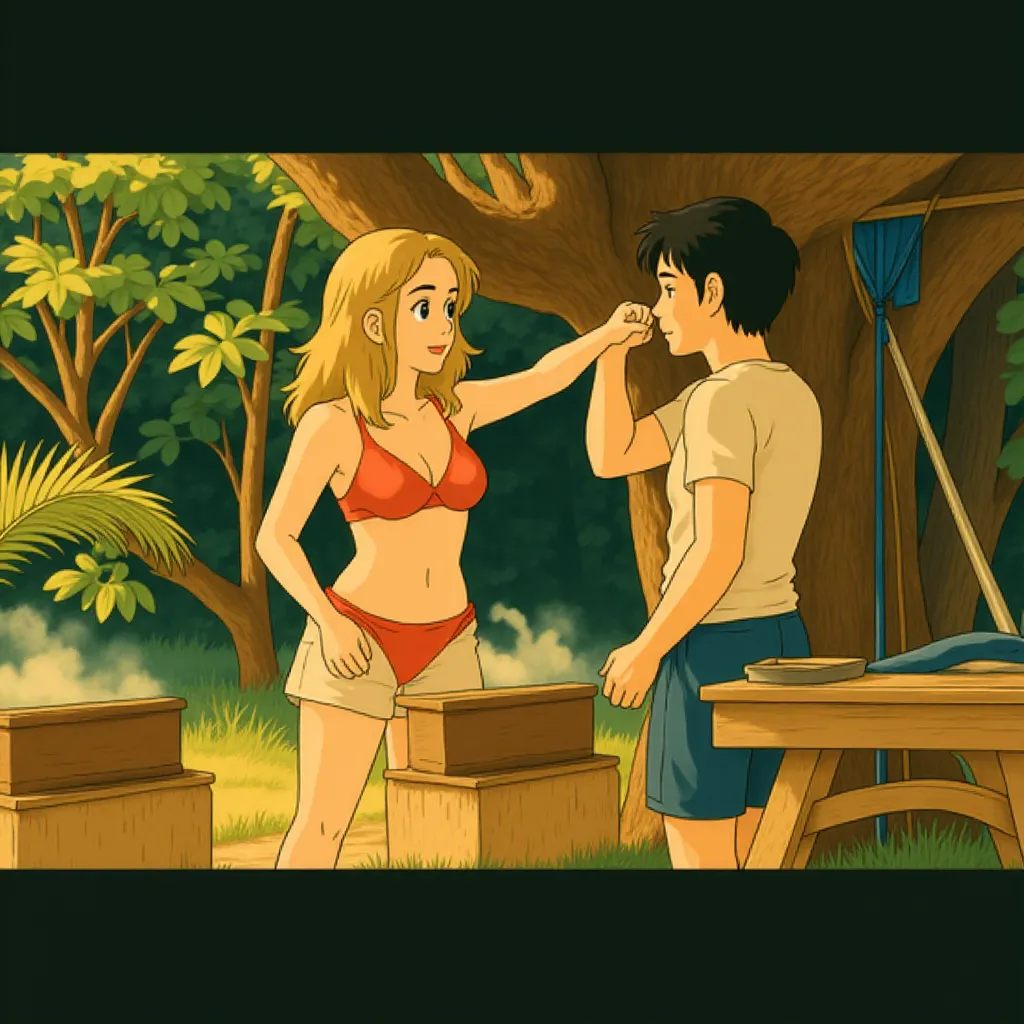 Tom Cruise and Cameron Diaz in Knight and Day (2010) - Anime style
