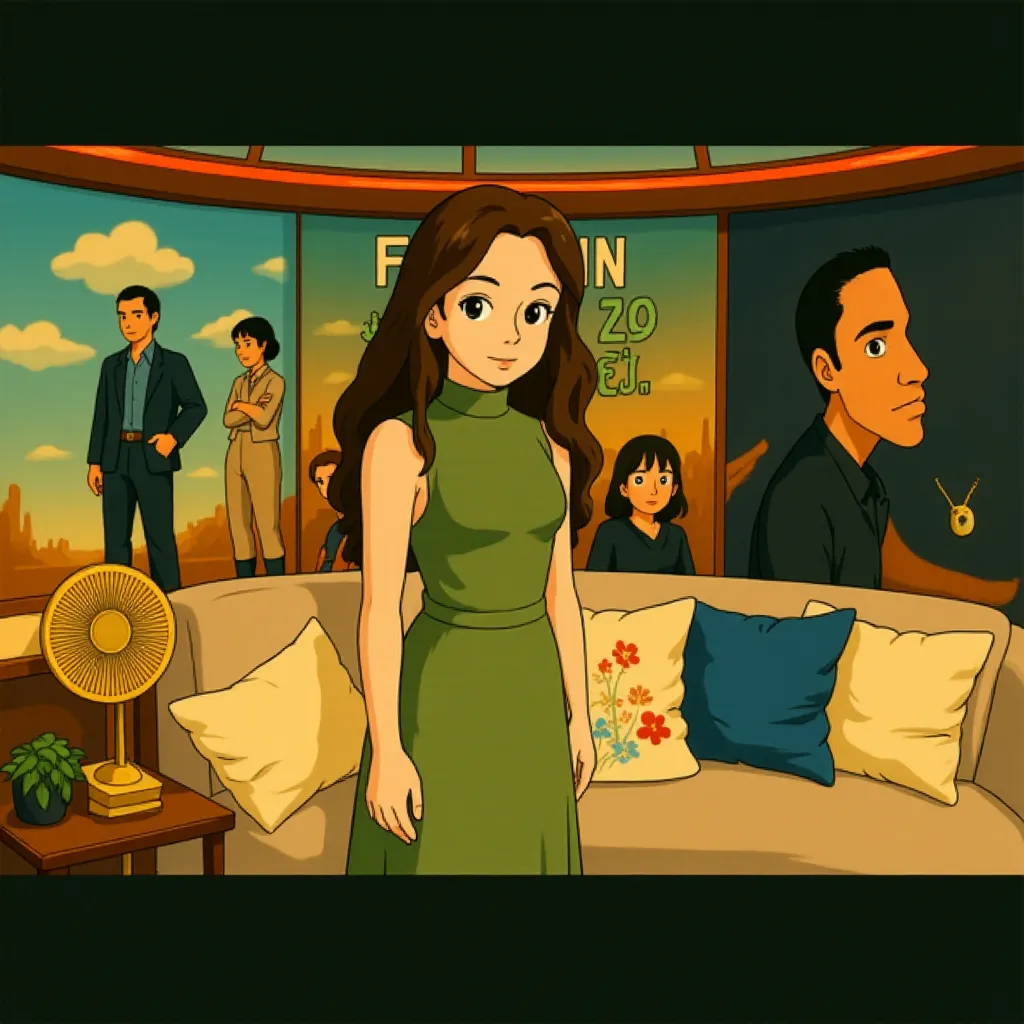 Eiza González at an event for Fountain of Youth (2025) - Ghibli style