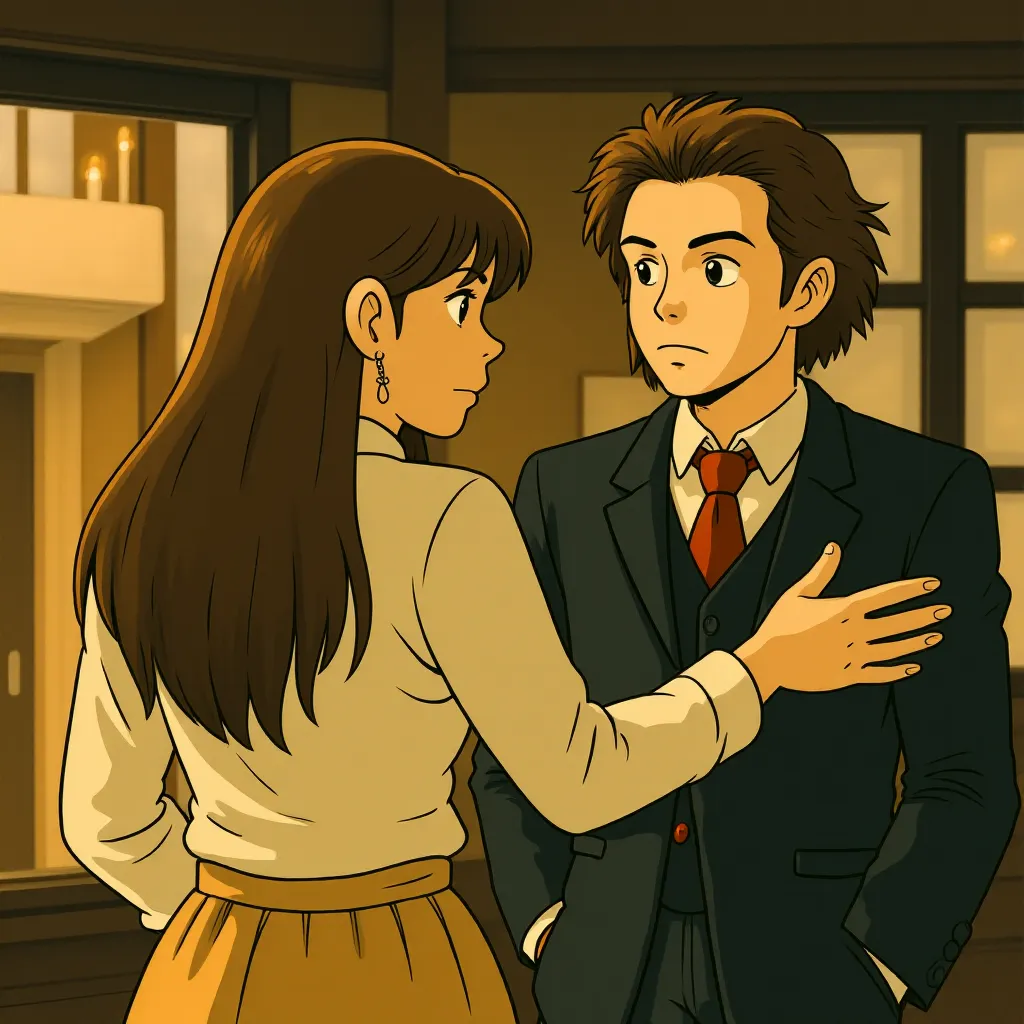 Johnny Depp and Angelina Jolie in The Tourist (2010) - Anime style