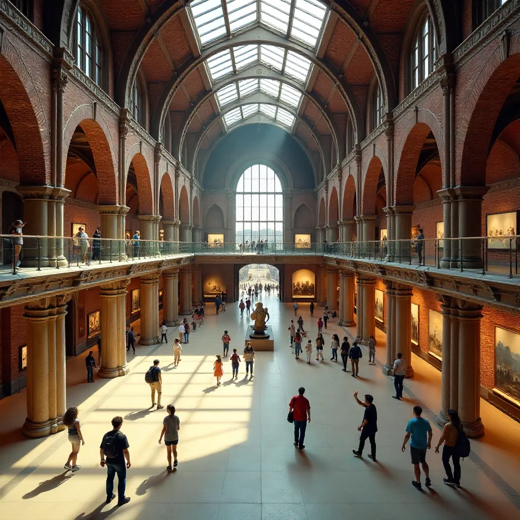 Rijksmuseum Atrium Fusion: Modern Light and Activity