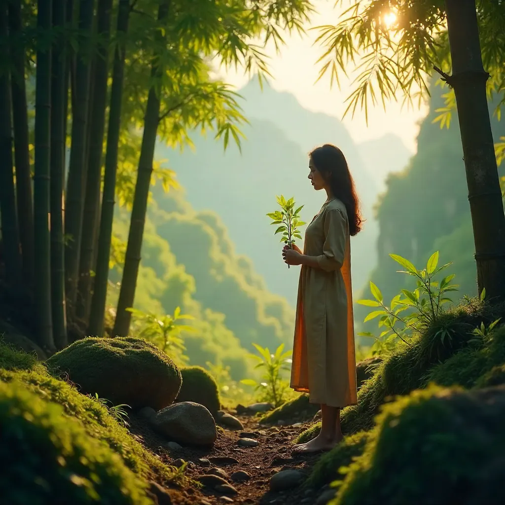 Peaceful Forest Moment in Hà Giang, Vietnam