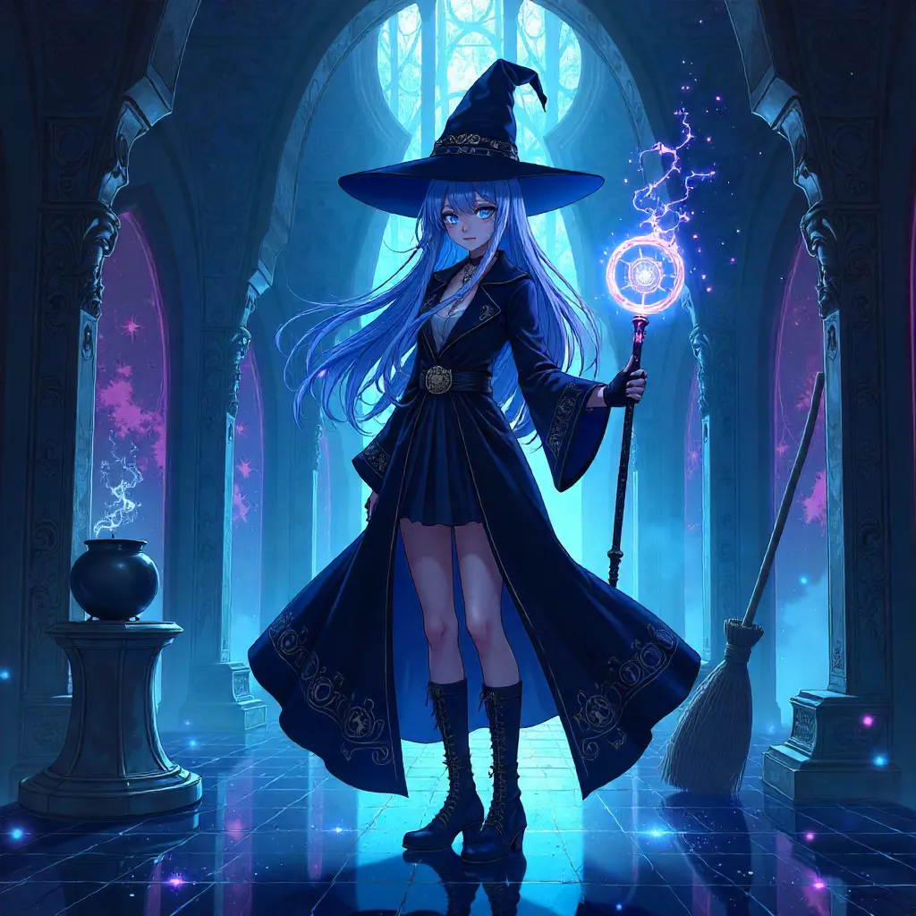 Witch in a Mirror Dimension - Anime Style