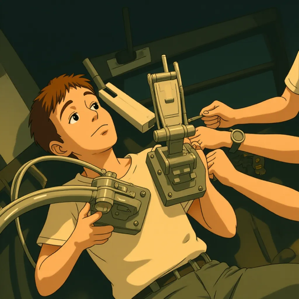 Chris Evans and Katherine Press in Captain America: The First Avenger (2011) - Anime style
