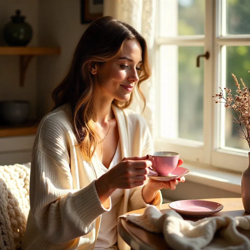 Cozy Corner Teacup Moment: Pink Tea Setting