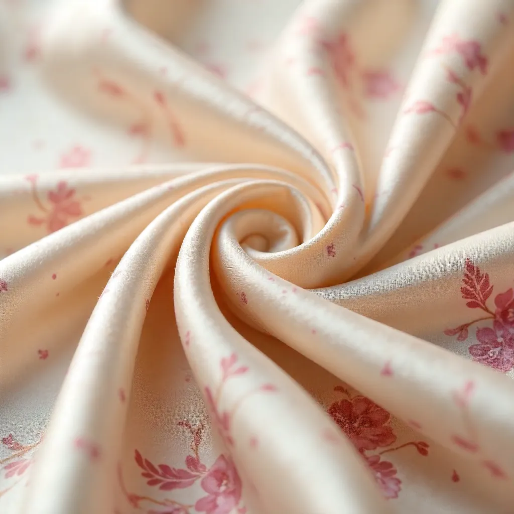 Close-Up Silk: Delicate Floral Texture