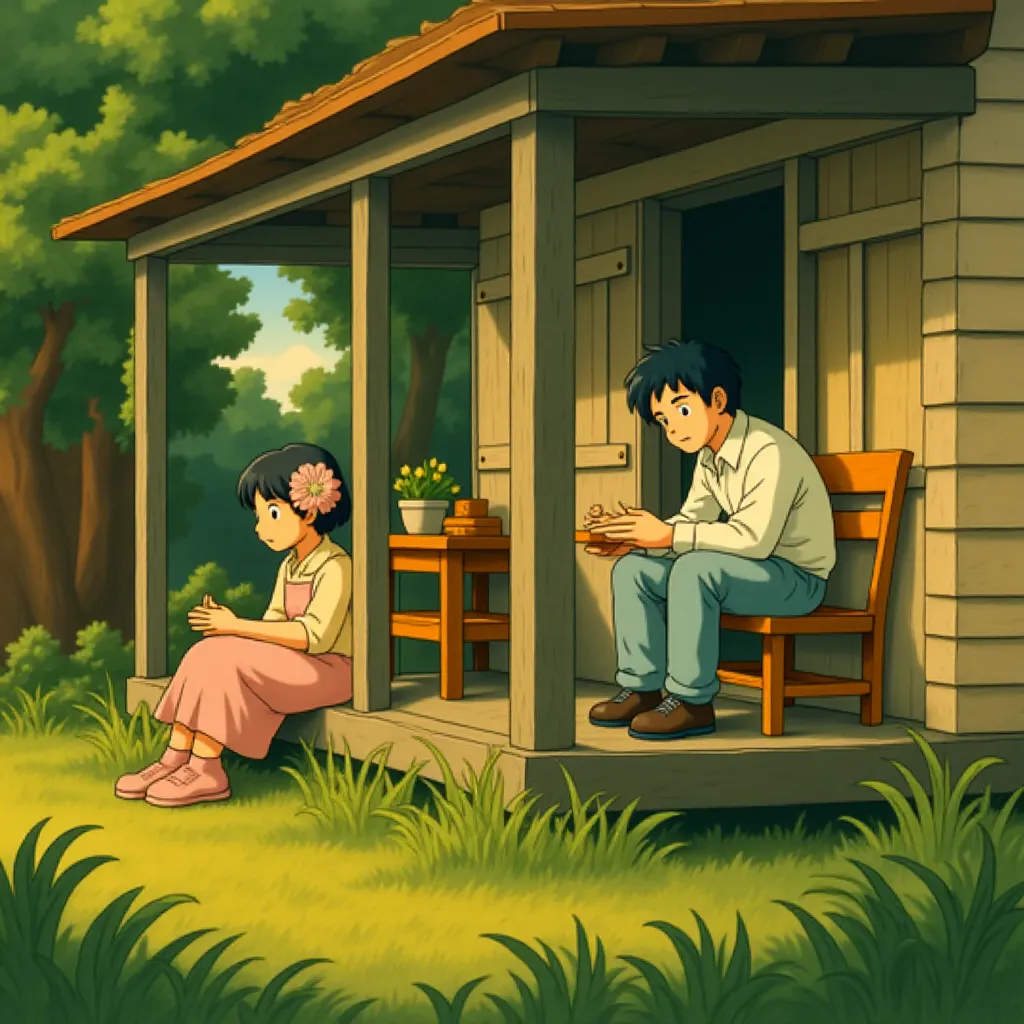 Chiwetel Ejiofor and Adepero Oduye in 12 Years a Slave (2013) - Anime style