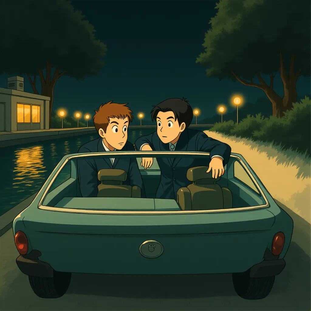 Henry Cavill and Armie Hammer in The Man from U.N.C.L.E. (2015) - Anime style
