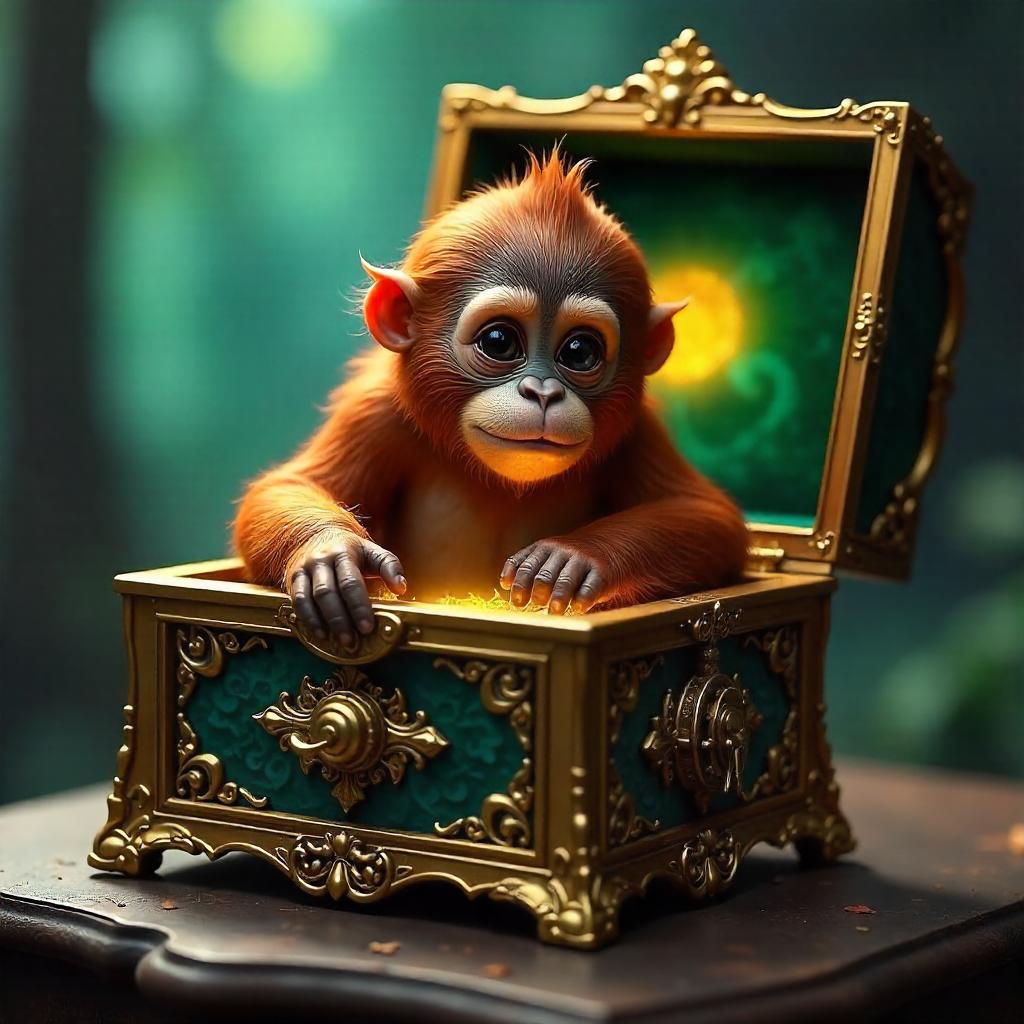 Orangutan in a Music Box: Concept Art