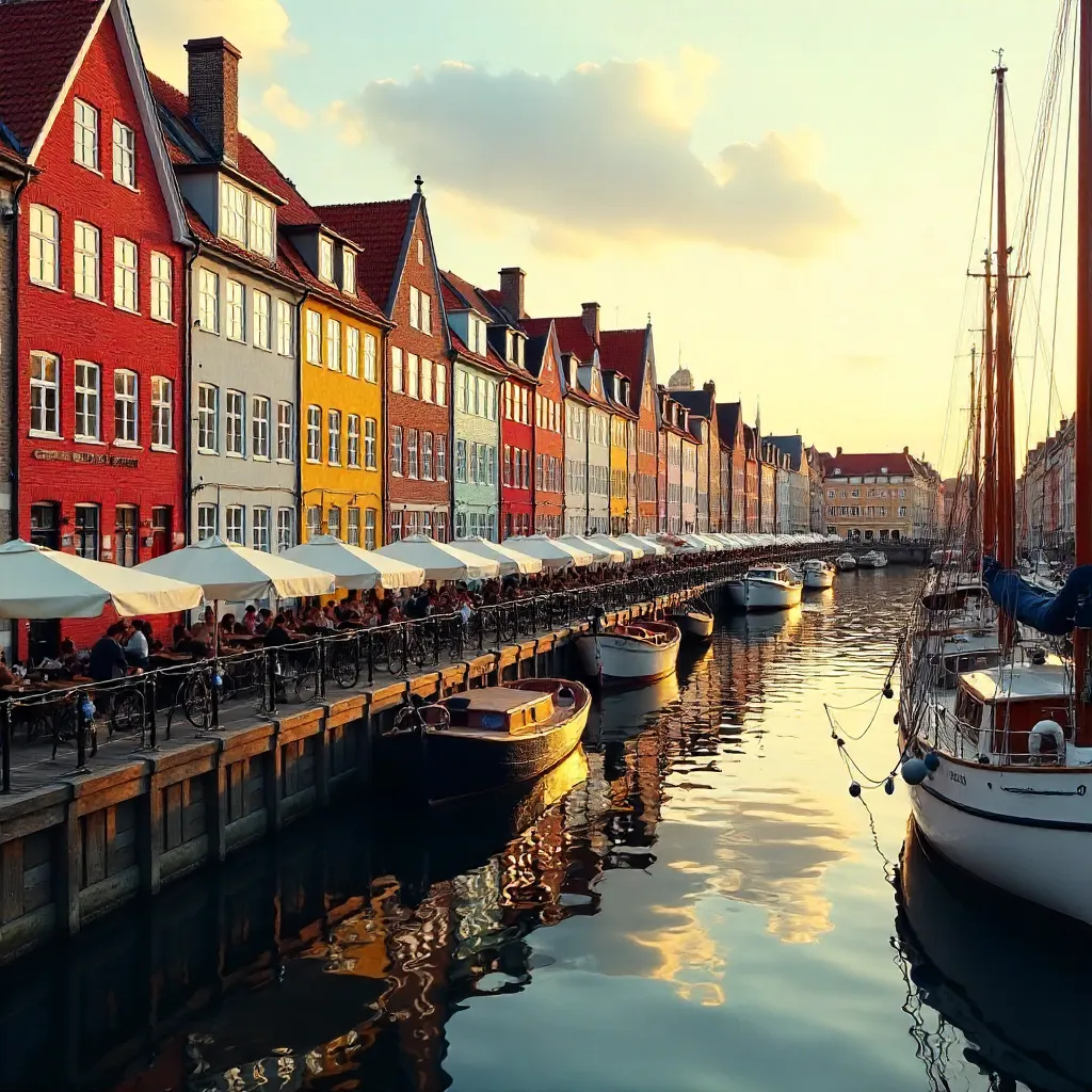 Nyhavn Canal in Copenhagen: Colorful Houses & Boats