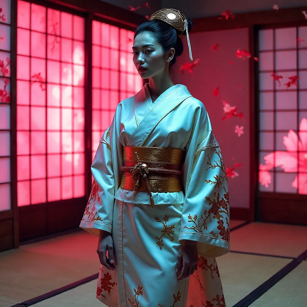 Kinetic Kintsugi: Surreal Japanese Fashion Editorial