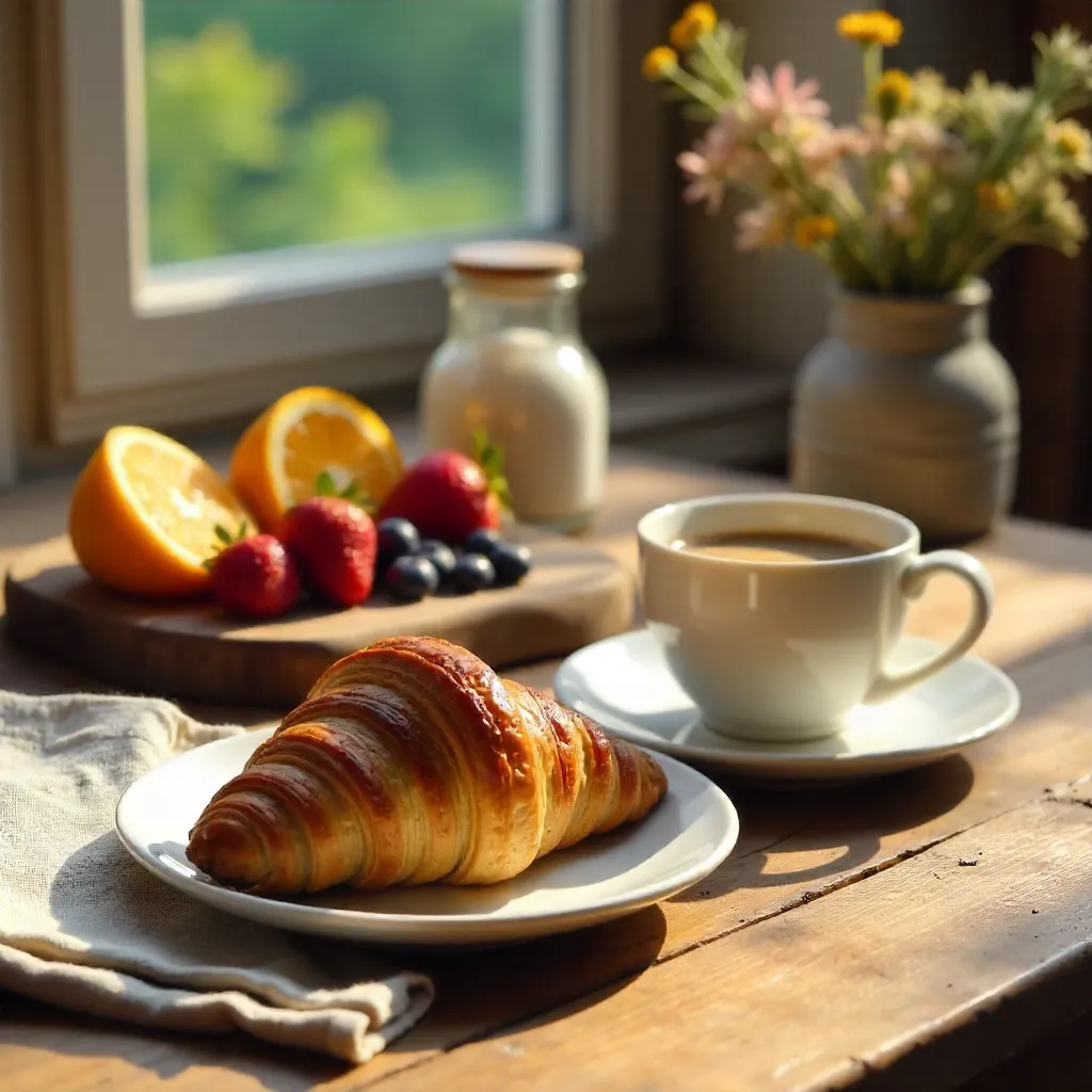 Cozy Rustic Breakfast by Morning Light