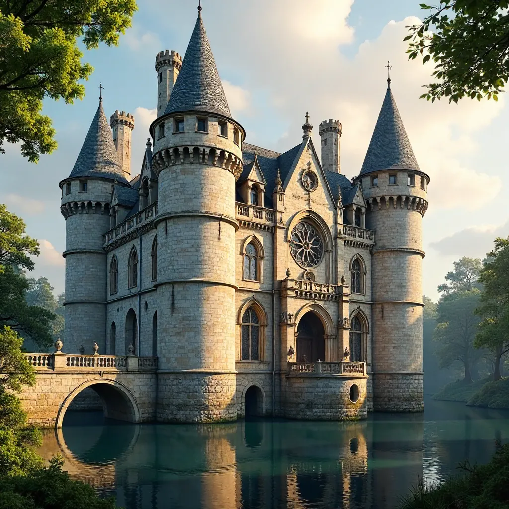 Pierrefonds Gothic Castle in Hauts-de-France