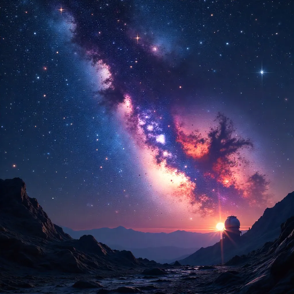 Nebula Vista: A Starry Deep-Space Panorama