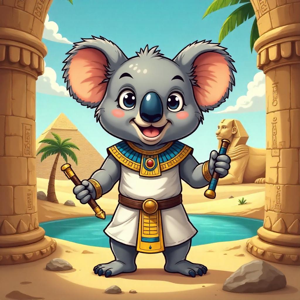Kooky Koala in an Ancient Egyptian Adventure